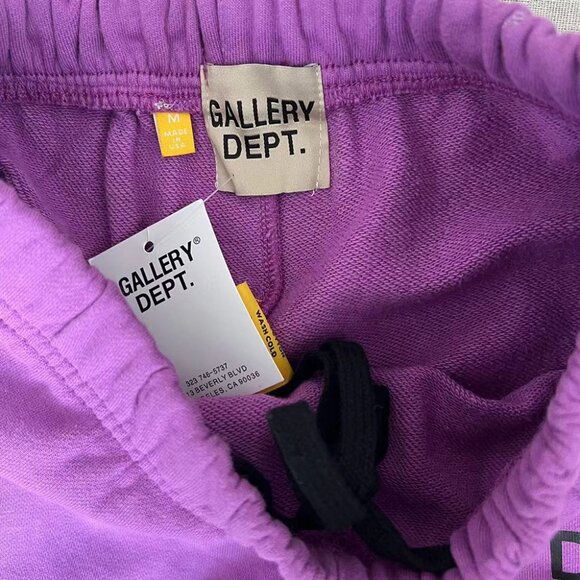 Gallery Dept Purple Unisex Flared Track Pants - Picture 4 of 7